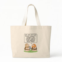 assault rock ban rifle caveman cavemen gun control canvas bag