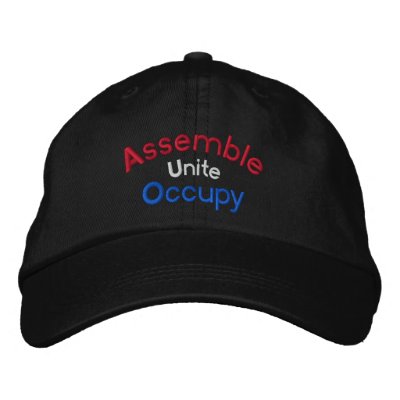 Assemble Unite Occupy Embroidered Cap Embroidered Hats