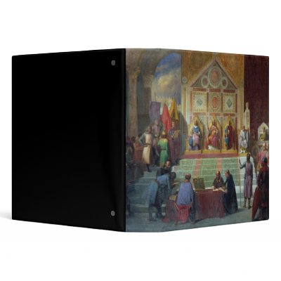 Assembly of Crusaders in Ptolemais in 1148, 1840 Vinyl Binder by bridgemanart
