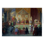 Assembly of Crusaders in Ptolemais in 1148, 1840 Greeting Cards