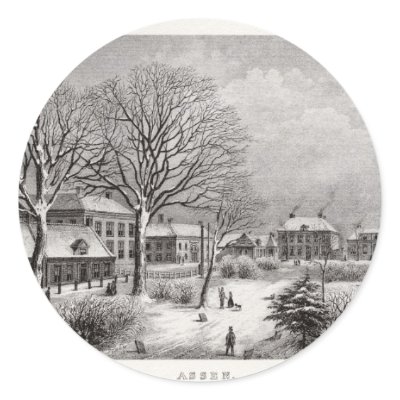Assen Round Sticker by elias75