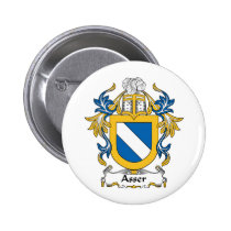 Asser Family Crest Button