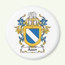 Asser Family Crest Magnet