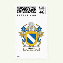 Asser Family Crest Stamps