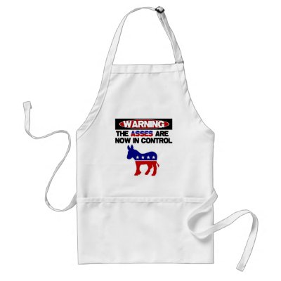 Asses are now in control! aprons by Megatudes