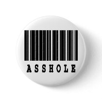 asshole barcode design  pin