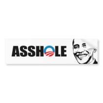 ASSHOLE BUMPER STICKERS