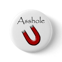 ASSHOLE MAGNET PINS