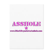 Asshole Pink Post Cards