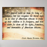 Assimilation Quote Poster