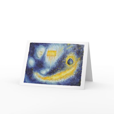 Assistance Greeting Card by threesalamanders