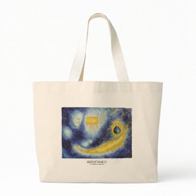 Assistance Tote Tote Bag by threesalamanders