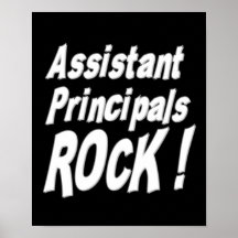Assistant Principals Rock! Poster Print