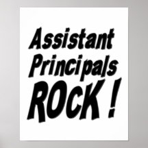 Assistant Principals Rock! Poster Print