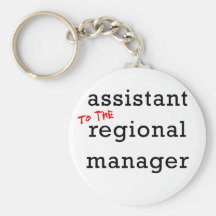 Assistant (to the) Regional Manager Key Chain