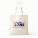 Assman New York License Plate Products bags