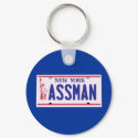 Assman New York License Plate Products keychains