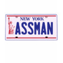 Assman New York License Plate Products t-shirts