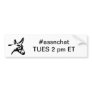 #assnchat bumper sticker