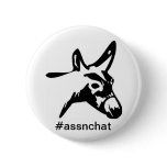 #assnchat vintage pinback button