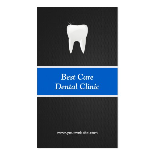 Associate Dentist - Dental Creative Innovative Business Card Template (back side)