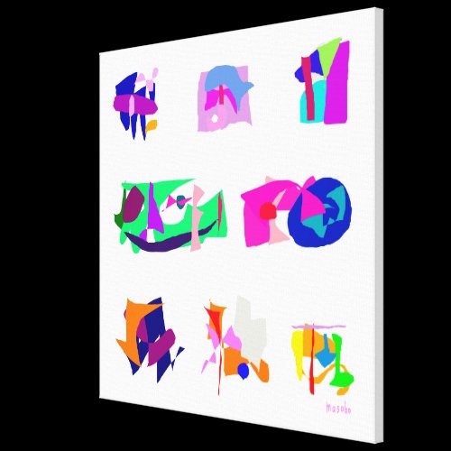 Assorted Abstracts Canvas Print