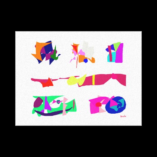 Assorted Abstracts Stretched Canvas Prints