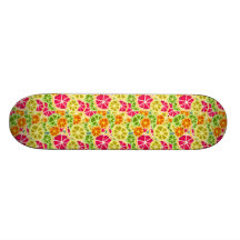 Assorted Citrus Fruit Slices Pattern Skate Decks