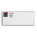 Assorted planets and star stripe space scene envelopes