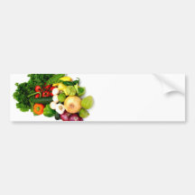 Assorted Vegetables Bumper Sticker