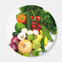 Assorted Vegetables Fridge Magnet