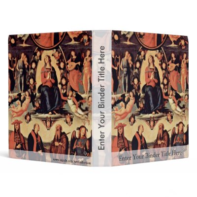 Assumption, With Four Saints, From Left: Bernardo Vinyl Binder by Artcollection