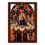 Assumption, With Four Saints, From Left: Bernardo Greeting Cards