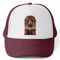 Assumption, With Four Saints, From Left: Bernardo Trucker Hat