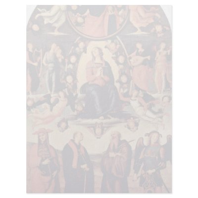 Assumption, With Four Saints, From Left: Bernardo Custom Letterhead by Artcollection