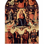 Assumption, With Four Saints, From Left: Bernardo Photo Sculptures
