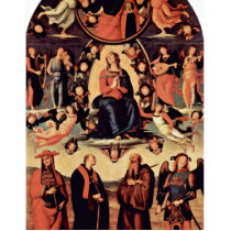 Assumption, With Four Saints, From Left: Bernardo Photo Sculptures