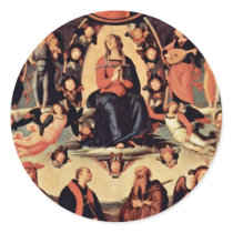 Assumption, With Four Saints, From Left: Bernardo Stickers