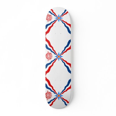 Assyria, Democratic Republic of the Congo Skateboard by FlagLibrary