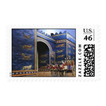 Assyrian Ishtar Gate Postage Stamps