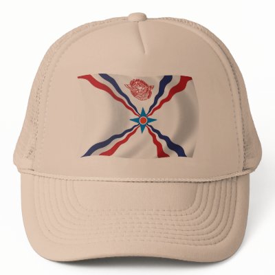 Assyrian Nation Flag Hat by LivingFlags2