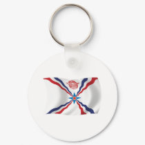 Assyrian Nation Flag Keychain