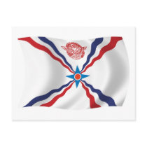 Assyrian Nation Flag Postcard by LivingFlags2 Assyrian Nation Flag Postcard