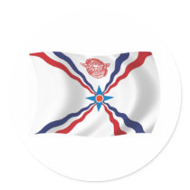 Assyrian Nation Flag Sticker