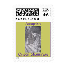 Assyrian Queen Shamiram Postage Stamp