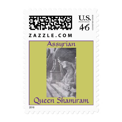 Assyrian Queen Shamiram Postage Stamp