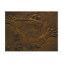 assyrian stone relief in northern mesopotamia postcard