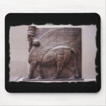 ASSYRIAN WINGED BULL MOUSE PADS