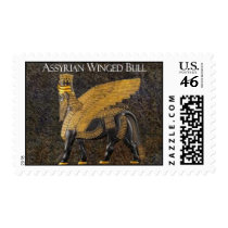 Assyrian Winged Bull Stamp