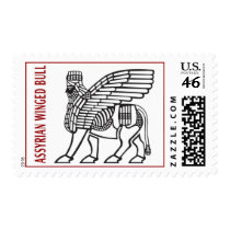 ASSYRIAN WINGED BULL STAMP by ram74sin ASSYRIAN WINGED BULL STAMP